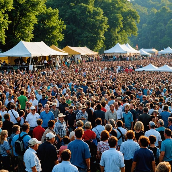 Quels sont les défis de l'organisation d'un festival de musique folk en milieu rural ?